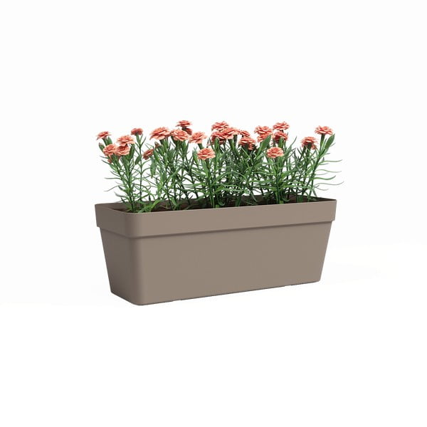 Jardinieră din plastic reciclat cu sistem de auto-irigare 50 cm Capri – Artevasi-image-1