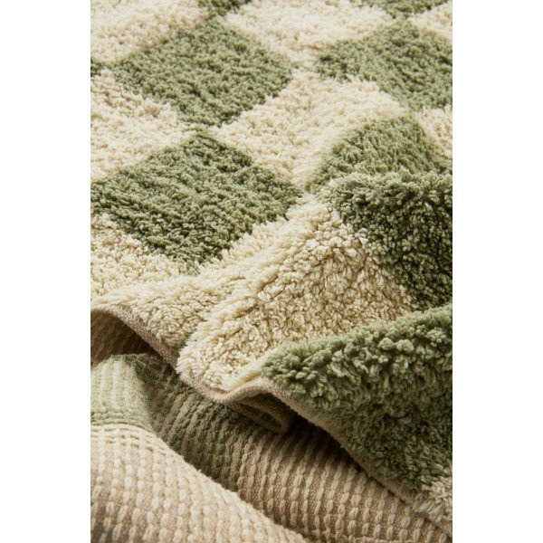 Covor verde/crem din bumbac 200x300 cm Mela – Jotex-image-2