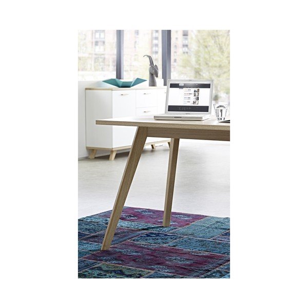 Birou cu masă auxiliară albă Germania Oslo-image-2