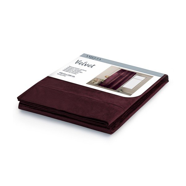 Draperie din catifea AmeliaHome Velvety, 245 x 140 cm, violet-image-4