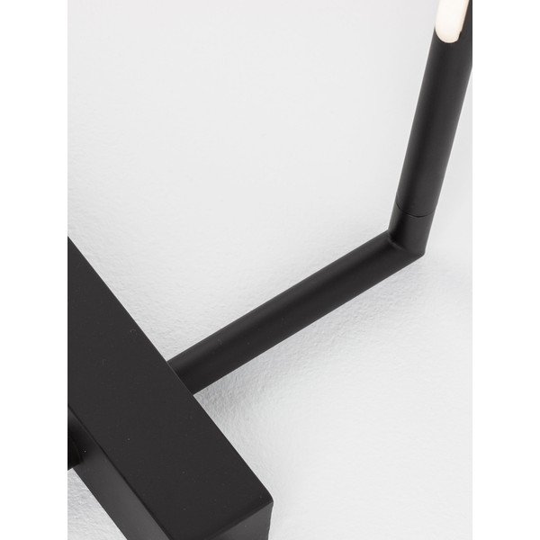 Lampadar negru LED din metal cu abajur din sticlă acrilică (înălțime 140 cm) Raccio – Nova Luce-image-2
