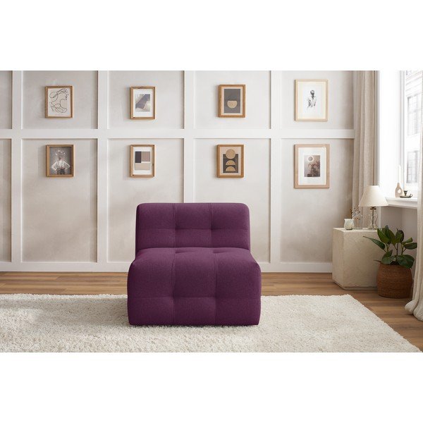 Modul pentru canapea violet Kleber - Bobochic Paris-image-1