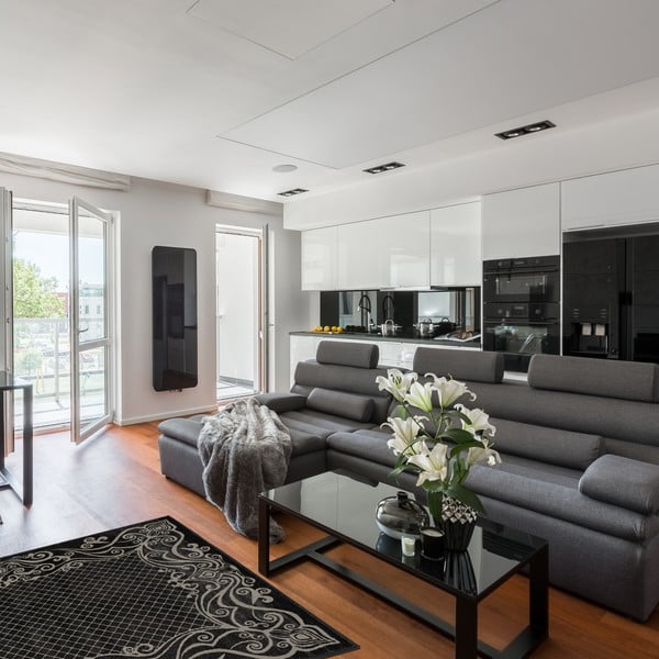 Covor gri închis 133x190 cm Soft – FD-image-1