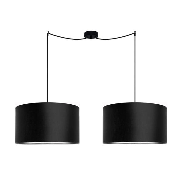 Lampă de tavan dublă Bulb Attack Tres, ⌀ 40 cm, negru 