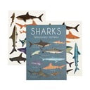 Tatuaj temporar 2 buc Sharks - Rex London