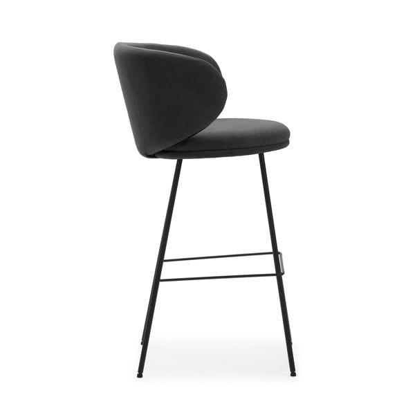 Scaune de bar gri-închis 2 buc. (înălțime șezut 65 cm) Rush – Marckeric-image-3