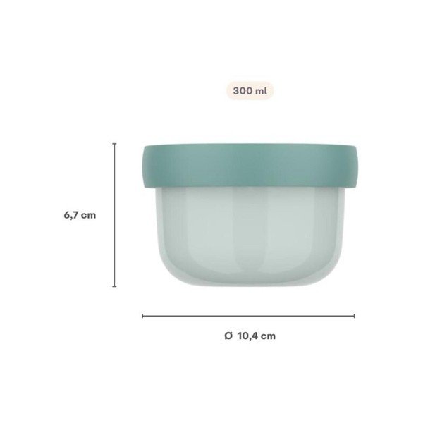 Cutie de gustări pentru copii bej din plastic Sunshine & Rainbow – Mepal-image-4