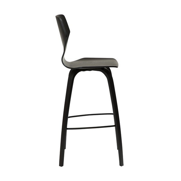 Scaun de bar negru (înălțime șezut 75 cm) S.I.T – DAN-FORM Denmark-image-3