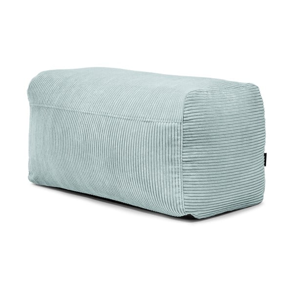 Fotoliu bean bag verde mentă cu tapițerie din catifea reiată Plus 100 Lounge – SLOWDOWN