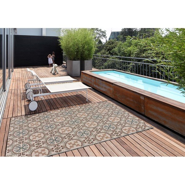 Covor de exterior Universal Lucah, 77 x 150 cm, bej-image-1