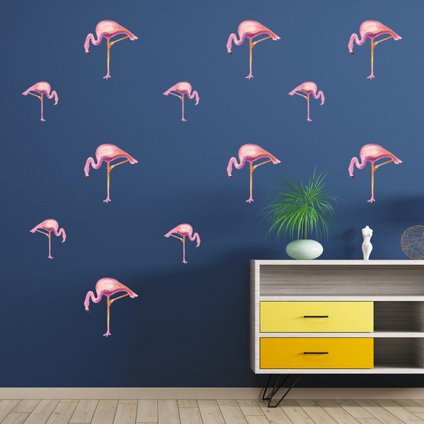 Autocolante Fanastick Flamants Rose-image-1