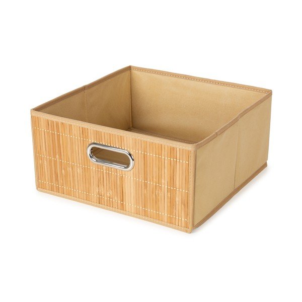 Coș de depozitare din bambus 31x31x15 cm Anji – Compactor-image-3