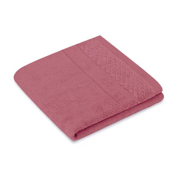 Prosoape de baie roz 3 buc. din bumbac din frotir Rubrum – Restilo-image-2