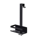 Raft pentru baie negru de agățat din oțel inoxidabil Bribano – Wenko