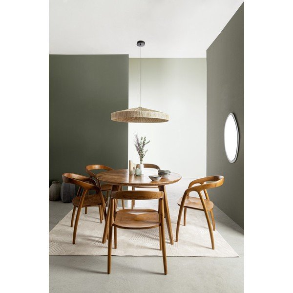 Masă de dining rotundă din lemn de mango ø 120 cm Sylvester – Bizzotto-image-1