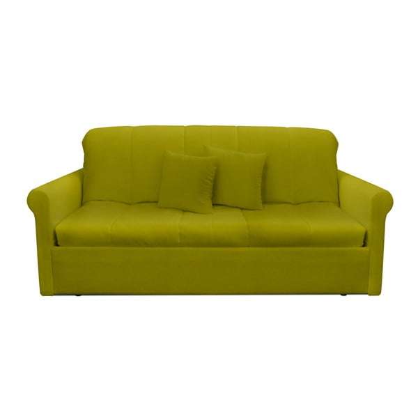 Canapea extensibilă cu 3 locuri 13Casa Greg, verde