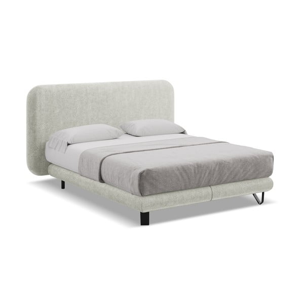 Pat boxspring bej 180x200 cm Ilima – Makamii-image-1