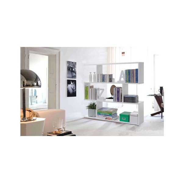 Bibliotecă Evegreen House Zig Zag, alb-image-1