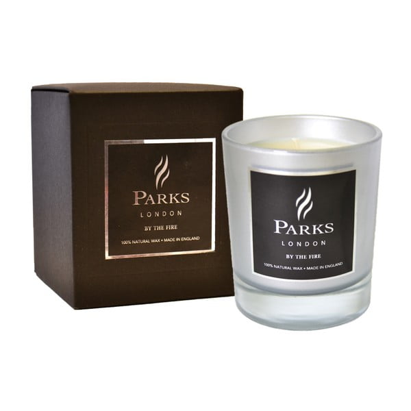Lumânare parfumată Parks Candles London, aromă de de lemn și de patchouli, 50 ore