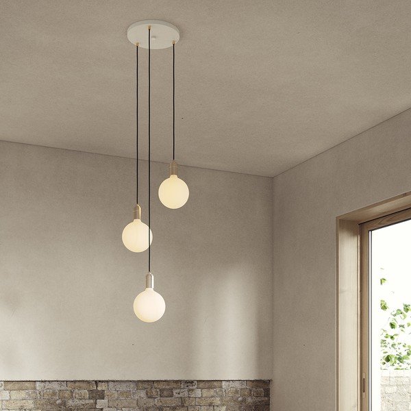 Lustră în culoarea bronzului cu intensitate reglabilă ø 25 cm Triple Pendant – tala-image-1