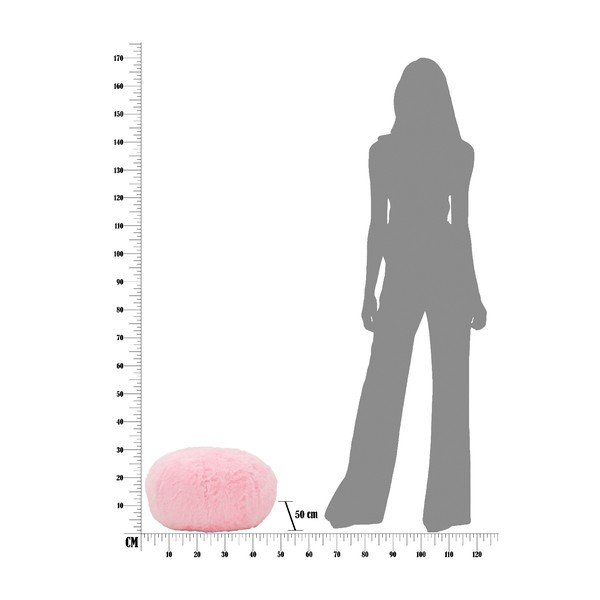 Puf Mauro Ferretti Plush, roz-image-2