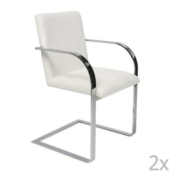 Set 2 scaune Kare Design Candodo, alb