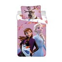 Lenjerie de pat pentru copii din bumbac pentru pătuț 100x135 cm Frozen "Wind" – Jerry Fabrics