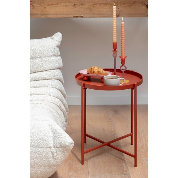 Măsuță auxiliară rotundă din metal ø 40 cm Meseta  – Leitmotiv-image-1