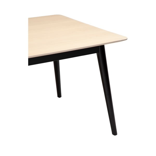 Masă de dining cu blat cu aspect de lemn de stejar 100x200 cm Yolo – DAN-FORM Denmark-image-2