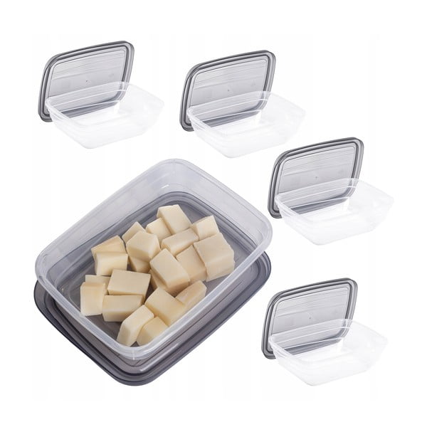 Caserole 5 buc. pentru mâncare Vedo – Curver-image-3