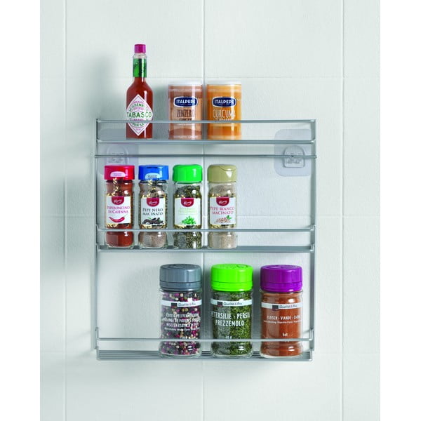 Suport de perete cu trei nivele pentru condimente Metaltex-image-3