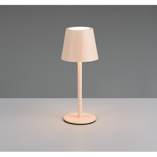 Veioză crem LED cu abajur din metal (înălțime 21 cm) Diaz – Reality-image-1