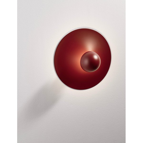 Aplică de perete burgundy LED din aluminiu Edem – Nova Luce-image-1