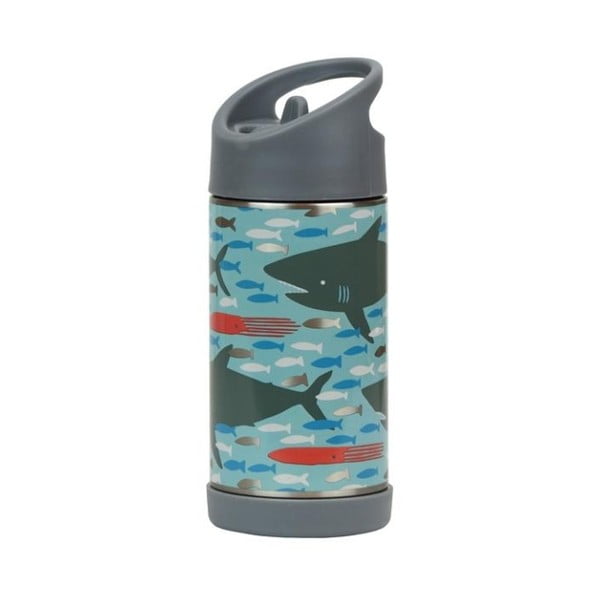 Sticlă pentru apă Petit collage Sharks, 350 ml