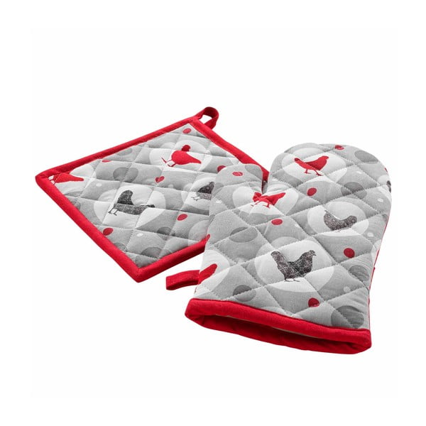 Mănuși de bucătărie 2 buc. din bumbac Suzette – douceur d'intérieur