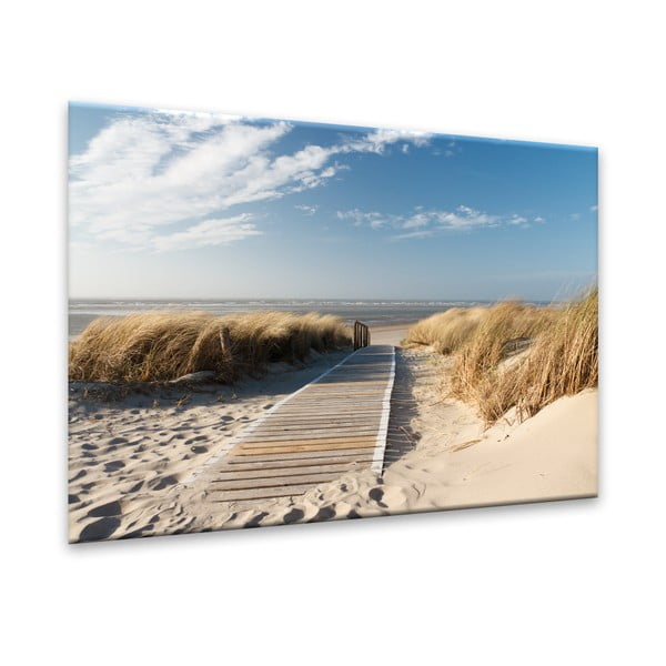 Tablou Styler Glasspik Sandy Beach, 70 x 100 cm