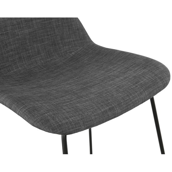 Scaun de bar Kokoon Vancouver Mini, înălțime 66 cm, gri închis-image-1