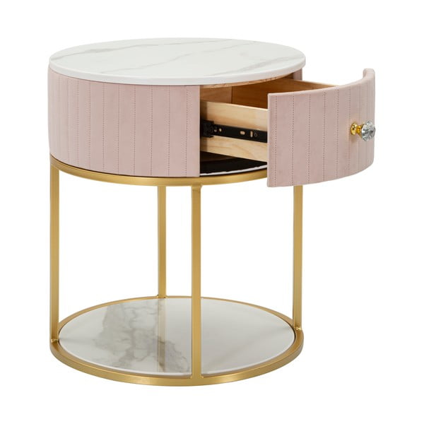 Noptieră roz-deschis cu auriu Montpellier – Mauro Ferretti-image-2