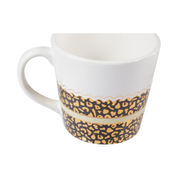 Căni alb-auriu 2 buc. din gresie 300 ml London – Premier Housewares-image-1