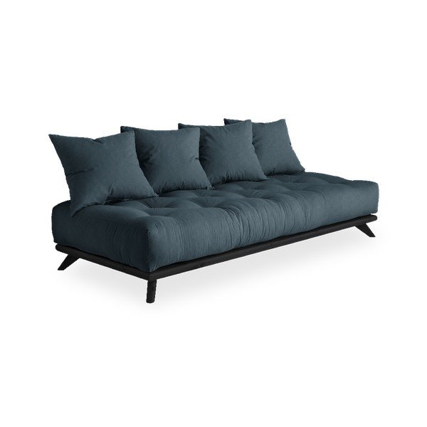 Canapea Karup Design Senza Black/Petrol Blue, albastru-image-1