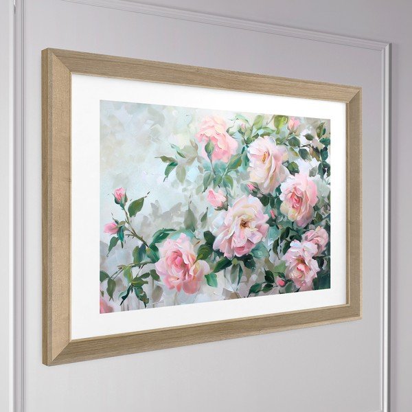 Tablou cu ramă imprimat 75x56 cm Blooming Roses – Styler-image-3