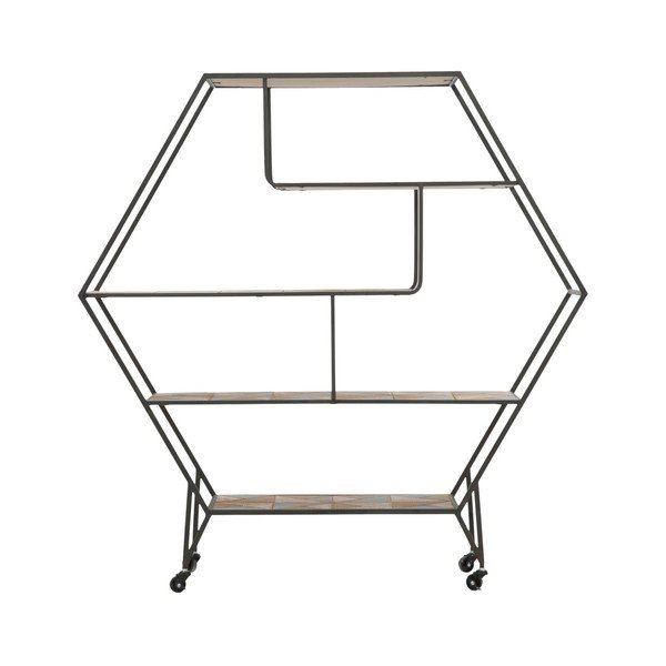 Bibliotecă Mauro Ferretti Tridy, înălțime 122 cm-image-1