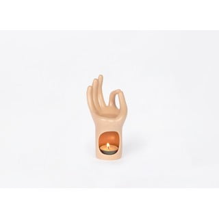 Sfeșnic din ceramică DOIY Om, înălțime 17 cm