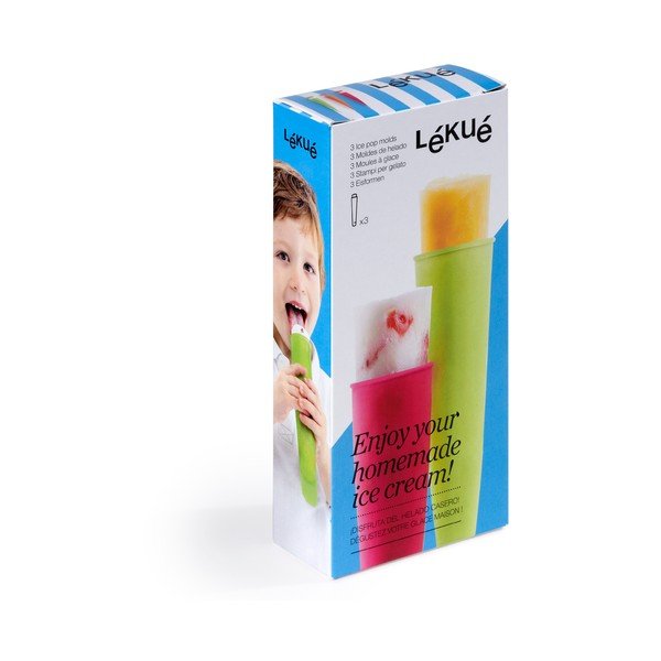 Set 3 forme din silicon pentru înghețată Lékué Pop-image-2