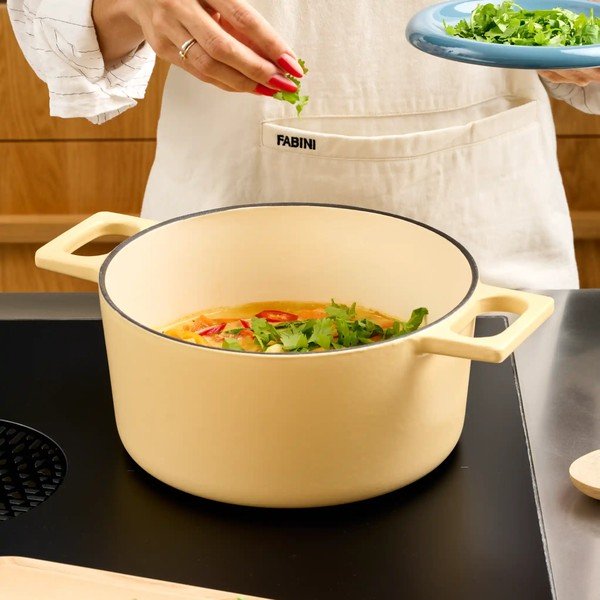 Cratiță cu capac din fontă 5,5 l adecvată pentru plita cu inducție Mattia 3.0 – FABINI-image-2