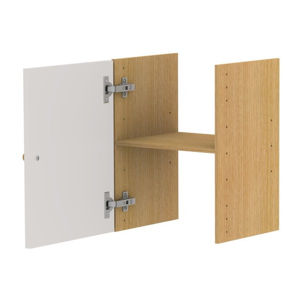 Modul cu uși pentru sistem de rafturi modulare gri 33x43,5 cm Z Cube - Tenzo-image-3