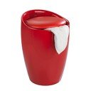 Coș de rufe /taburet Wenko Candy, 20 l, roșu