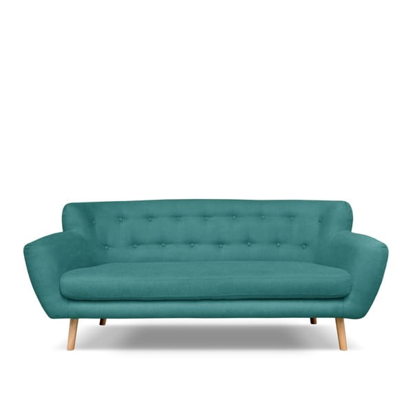 Canapea Cosmopolitan design London, 192 cm, verde - albastru