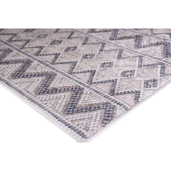 Covor gri lavabil 120x180 cm Zig Zag – Vitaus-image-2