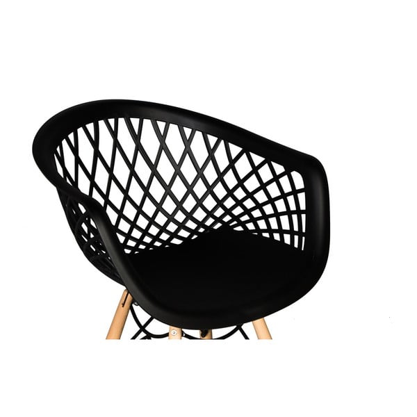 Set 2 scaune Evegreen House René, negru-image-1